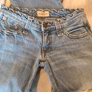 Frankie B. Jeans, Size 2, Low Rise, Flare